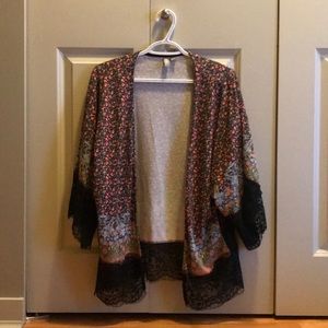 ASOS FLORAL CARDIGAN